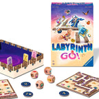 Labyrinth GO! terningspill montert og klar til spill
