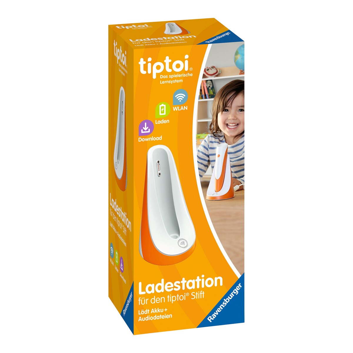 Ladestasjon for tiptoi penn 4. generasjon forfra