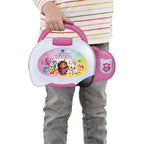 Nærbilde av Pandy-mus på Lære-laptop Gabby's Dollhouse