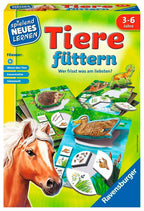 Lærespill mat dyr 1-4 spillere fra 3 år forfra