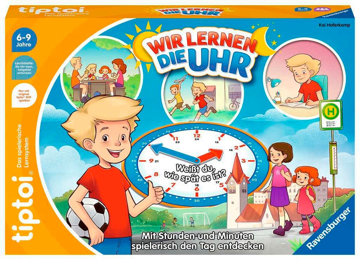 Lærespill vi lærer klokken 1-4 spillere fra 6 år forside