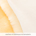 Montert Lammeskinn 100 % ekte 70 x 80 cm natur - Fillikid i barneseng