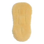 Lammeskinninnlegg for babynest og barnevogn 80x40 cm forfra