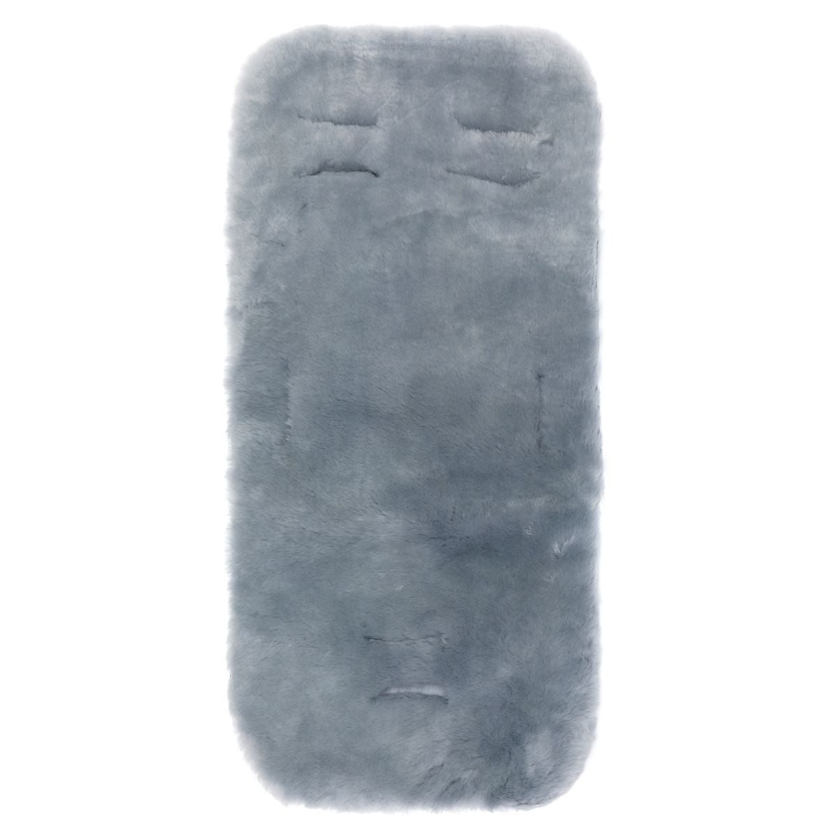 Lammeskinnsinnlegg til babystol og barnevogn 33,5 x 73 cm - Fillikid forfra