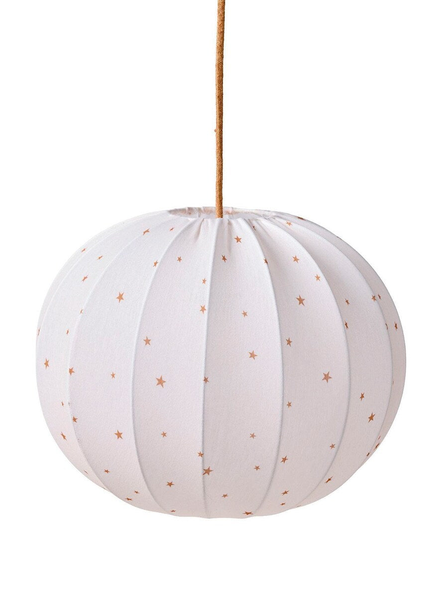 Lampeskjerm i bomull 40x32 cm til barnerom forfra