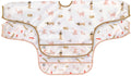 Langermet smekke 2-pack Little Mateys 6-24 mnd oransje forfra
