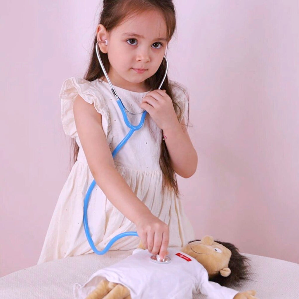 Læredukke Erwin 44 cm fra 12 mnd - Sigikid bakside