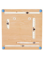 Detalj av Læringsklokke med kalender i tre FSC® 32x32 cm