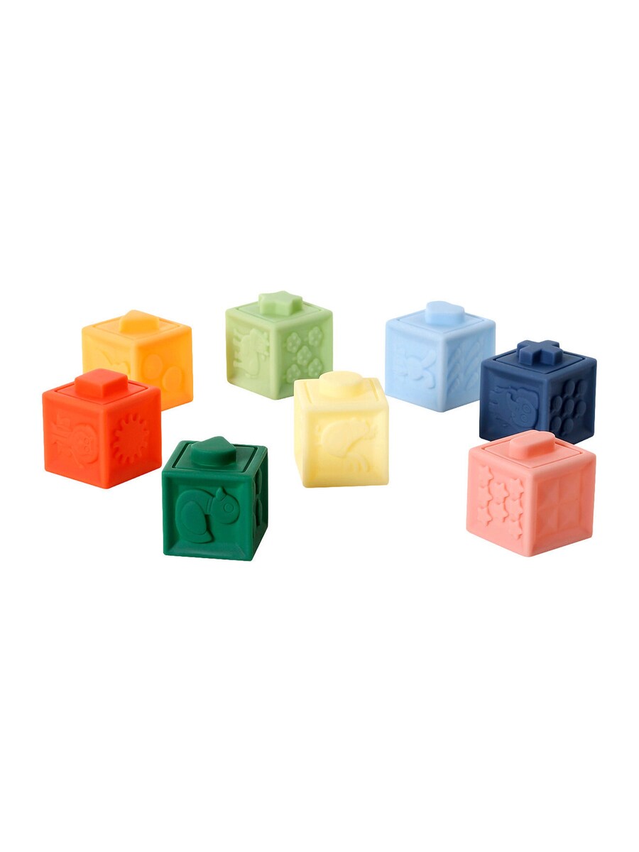Læringslekesett i tre FSC® fra 12 mnd, 5 deler bakside