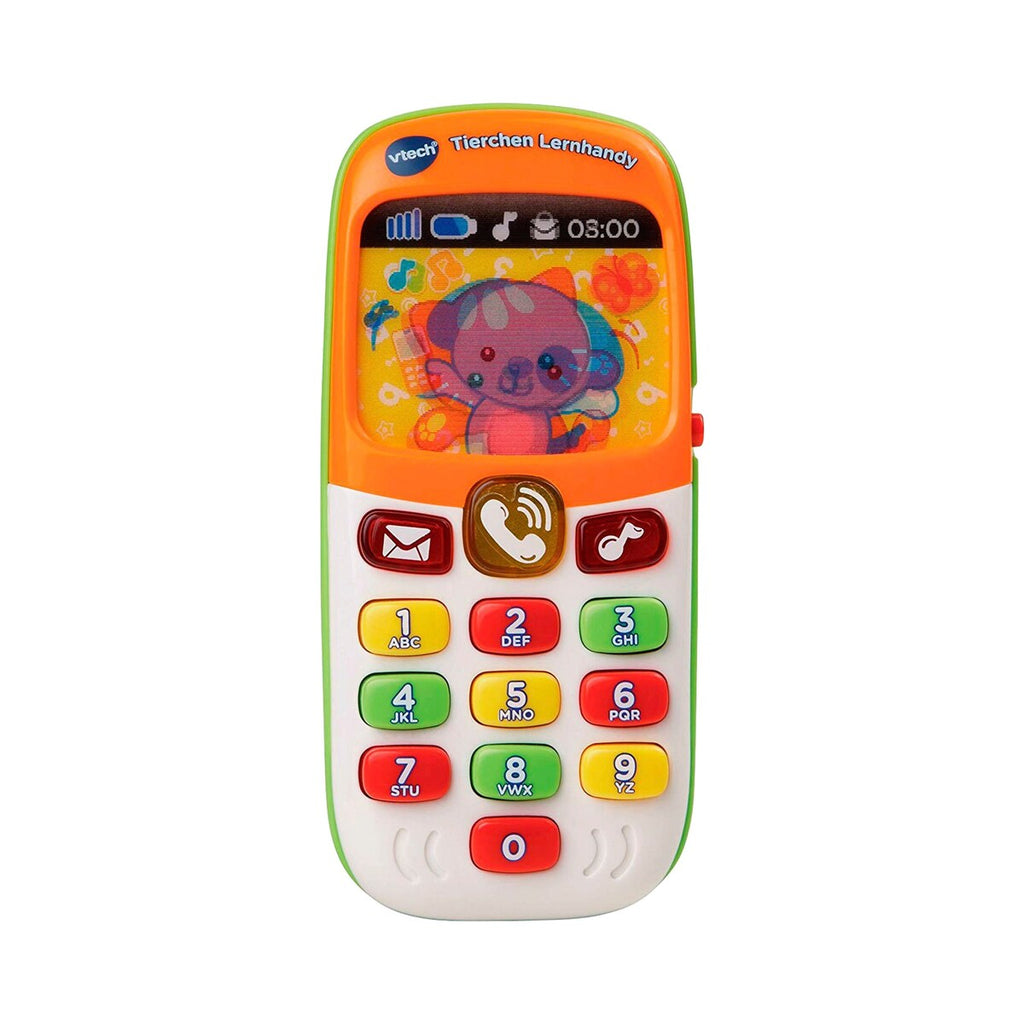 Læringsmobil med lyd og lys fra 9 mnd til 3 år fra VTech bakside