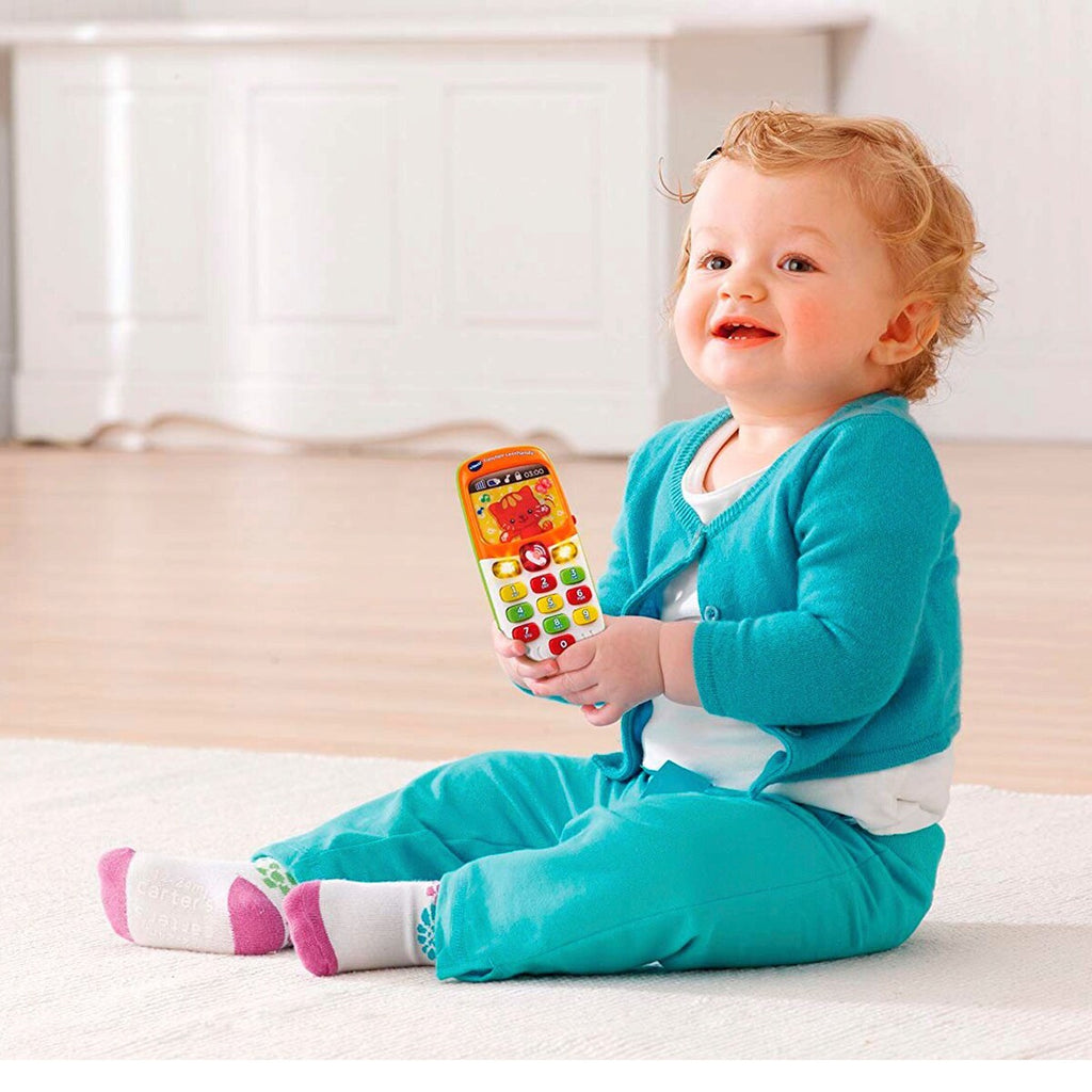 Detalj av tastatur på Læringsmobil med lyd og lys fra 9 mnd til 3 år fra VTech