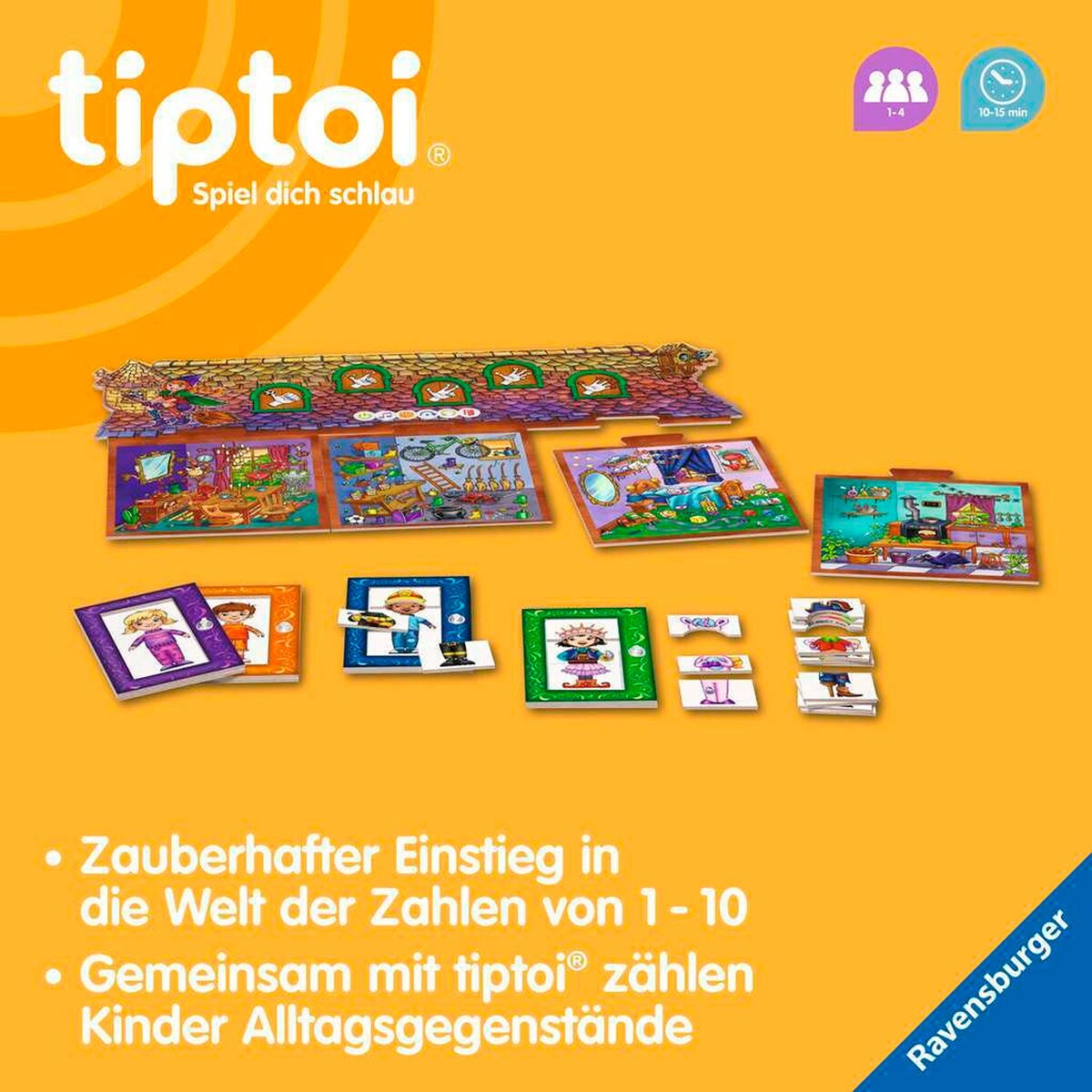 Læringsspill tallheks telle 1-10 fra 3 år kostymedeler
