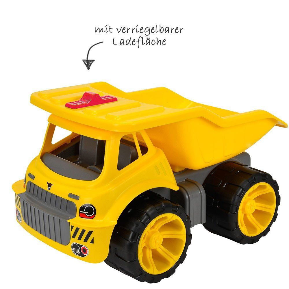 Lastebil Power-Worker Maxi Truck med låsbart lasteplan bakside