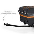 Lastevogn for sykkel Qubee 130 liter med feste sammenlagt