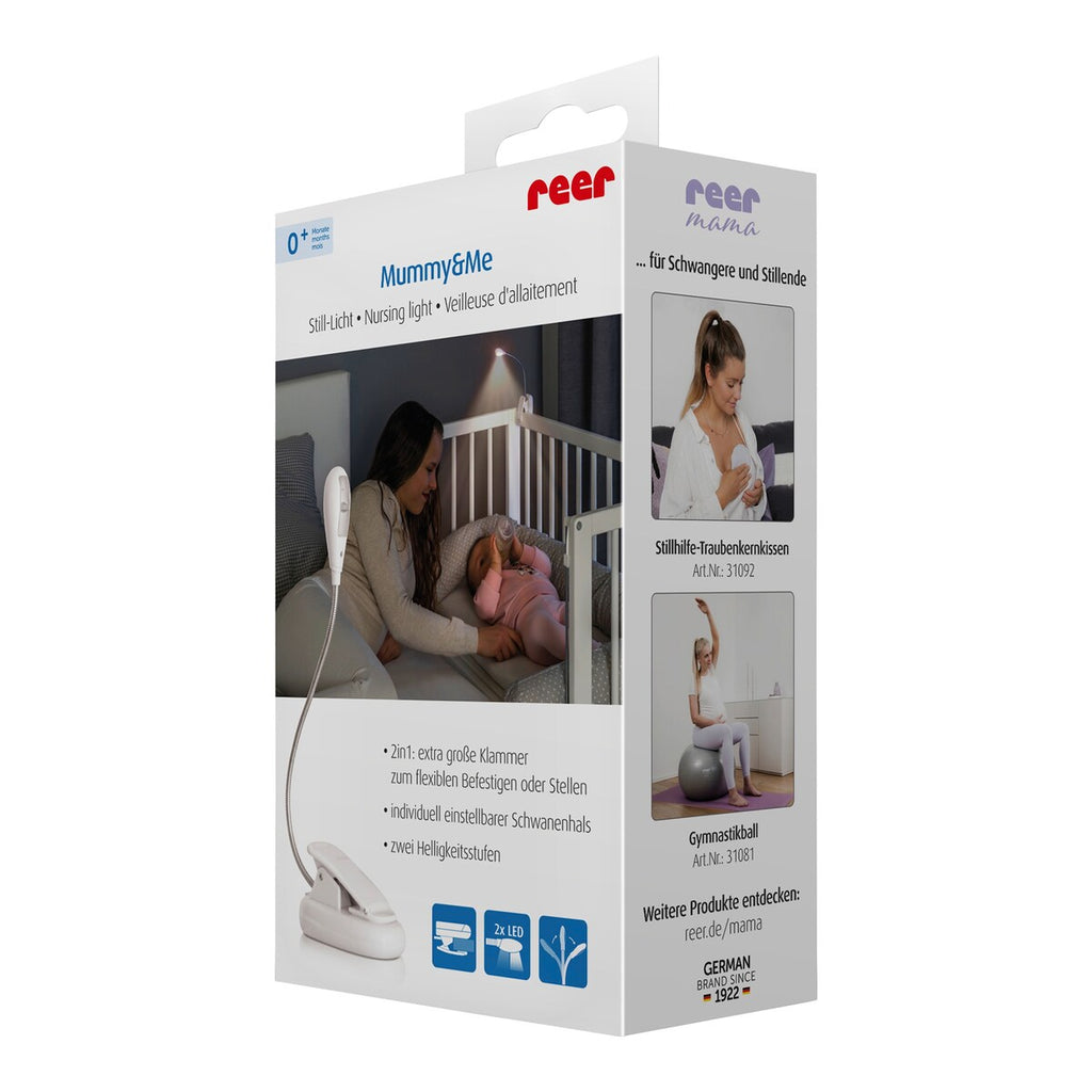 LED-ammelys Mummy & Me med klemme detalj av klemme