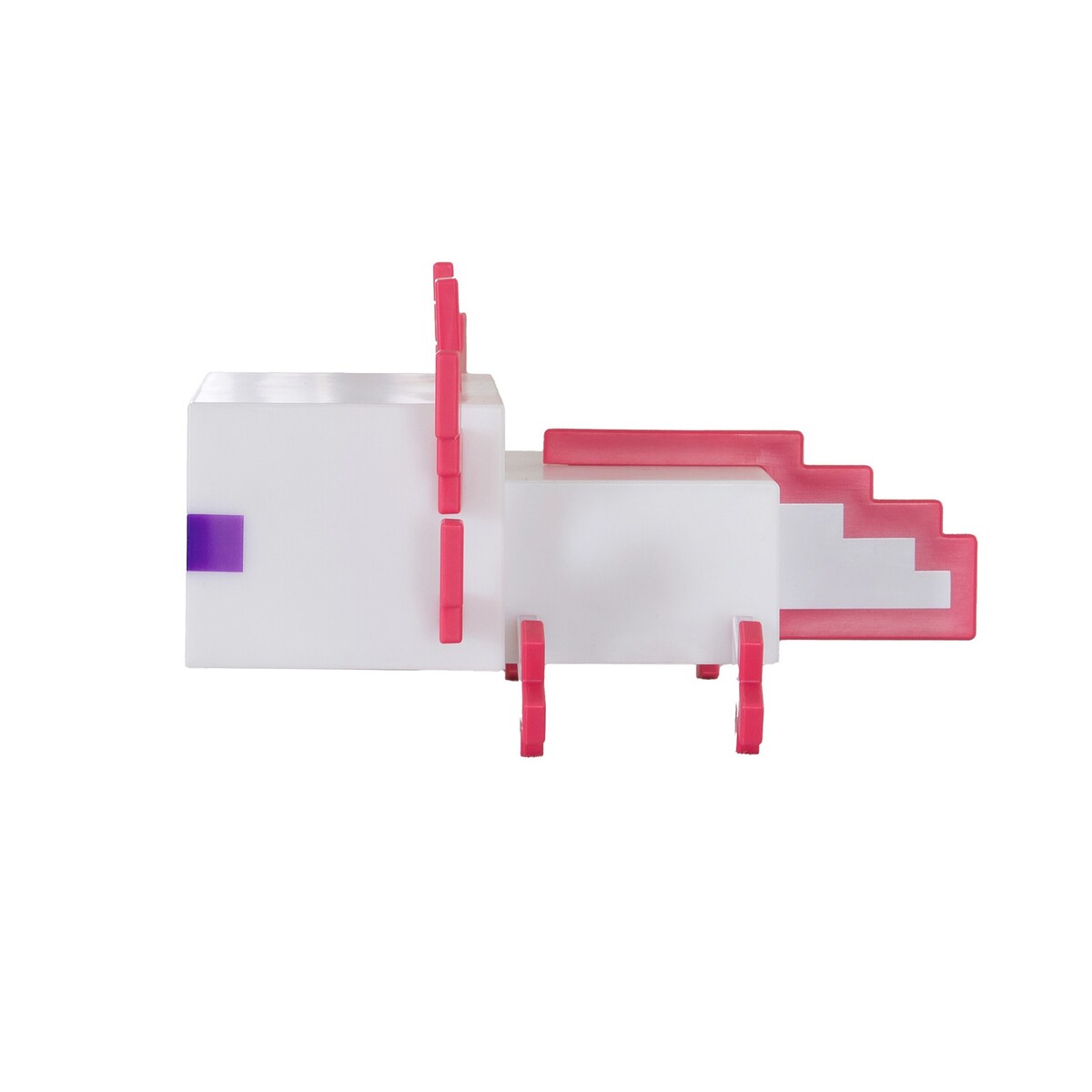Detalj av LED-bordlampe Axolotl med oppladbart batteri Minecraft