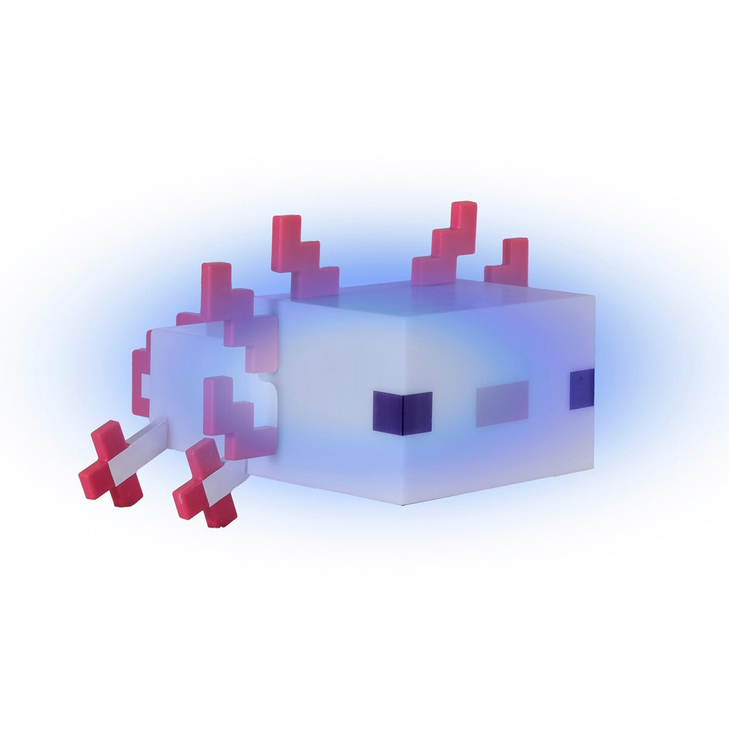 LED-bordlampe Axolotl med oppladbart batteri Minecraft detaljfoto