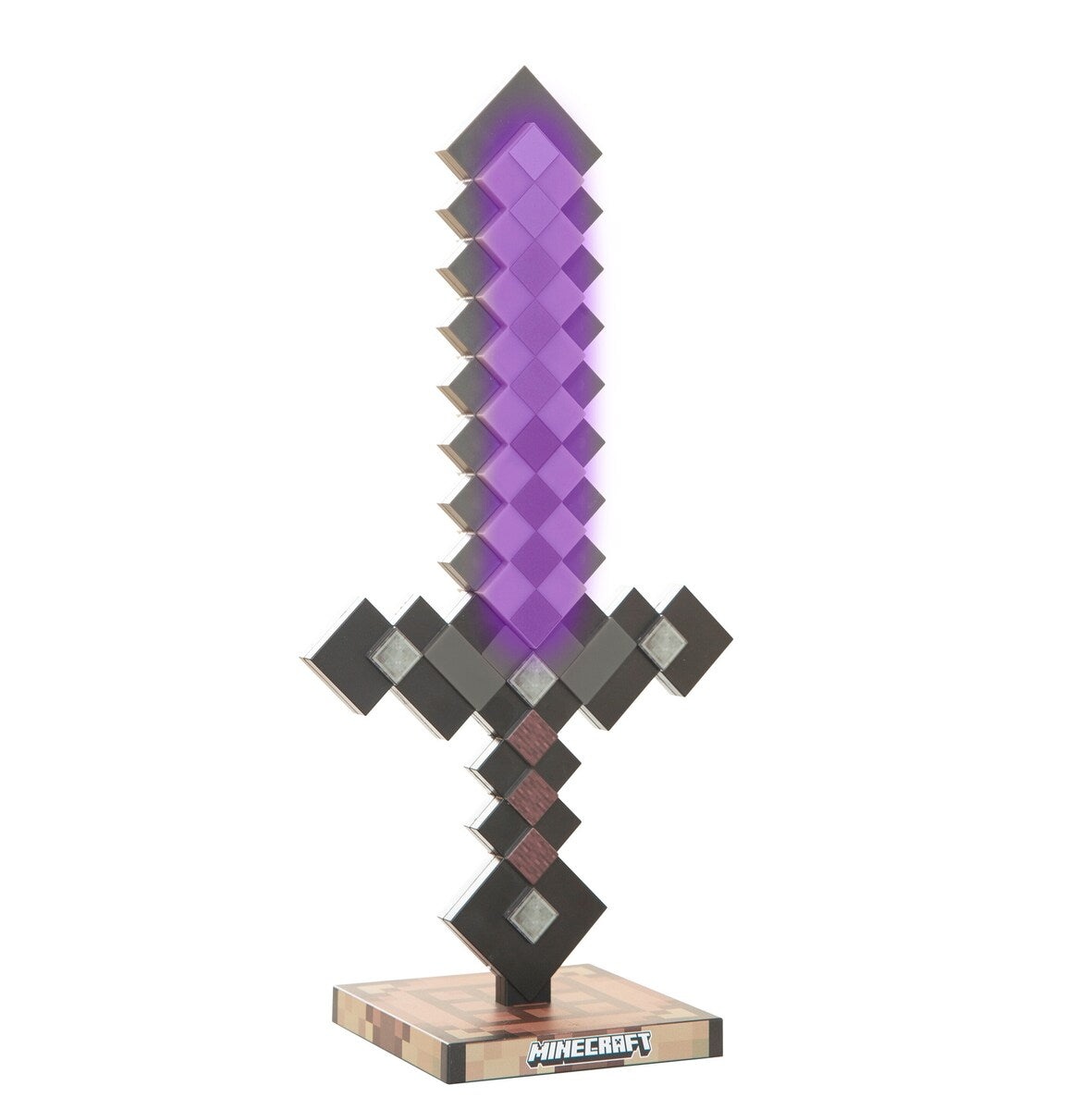 LED-bordlampe Netherite med oppladbart batteri Minecraft på bord