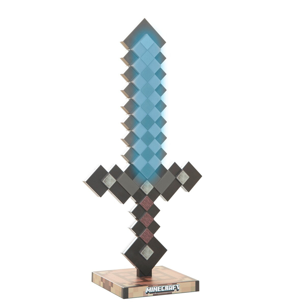 LED-bordlampe Netherite med oppladbart batteri Minecraft lyser i mørket