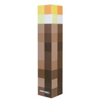 LED-fakkellampe med veggfeste og oppladbart batteri Minecraft foran