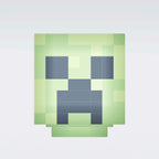 LED-lampe Creeper med oppladbart batteri Minecraft sideprofil
