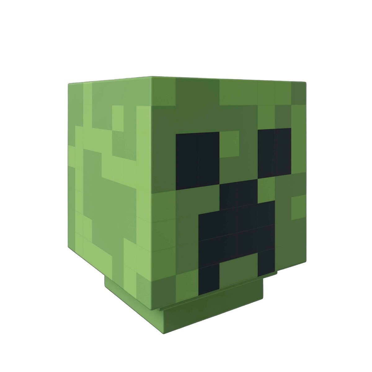LED-lampe Creeper med oppladbart batteri Minecraft forfra