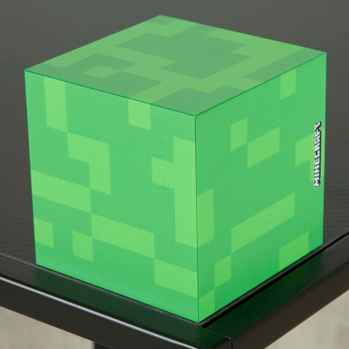 LED-lampe Creeper med oppladbart batteri Minecraft bakside