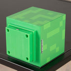 LED-lampe Creeper med oppladbart batteri Minecraft med USB-C kabel
