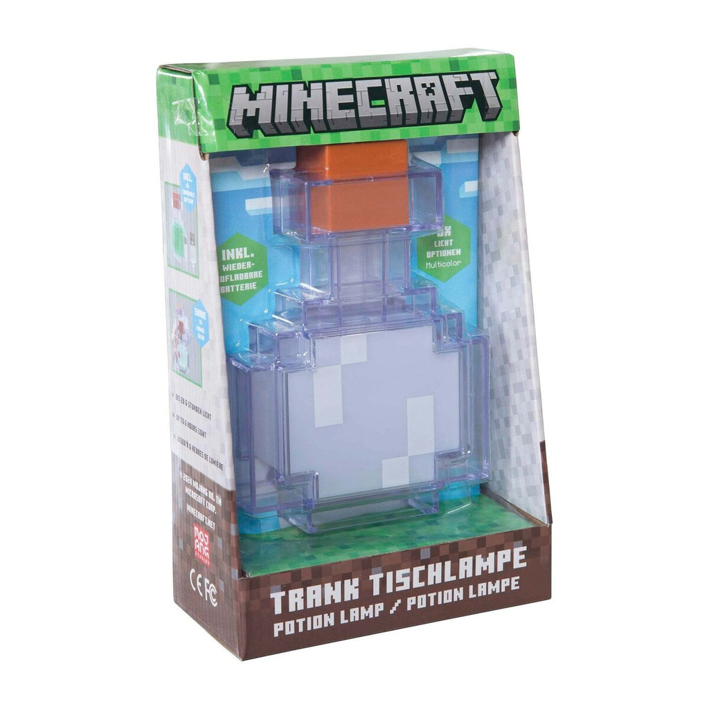 LED-lampe Potion med oppladbart batteri Minecraft fra siden