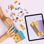 Detalj av LEGO® Friends hundekjeksbakeri 42677 med hundeklappe og rampe