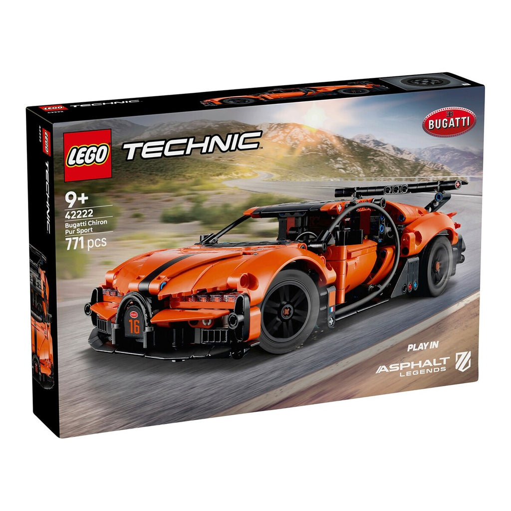 LEGO® Technic Bugatti Chiron Pur Sport Hypercar forfra