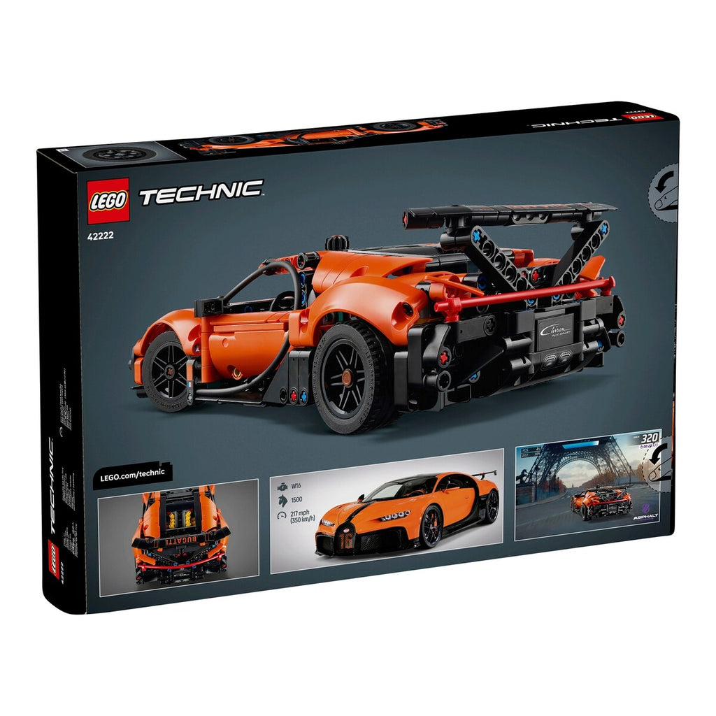 Nærbilde av LEGO® Technic Bugatti Chiron Pur Sport Hypercar ratt