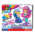 Leiresett havfrue med glitterleire og figurer sett forfra