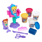 Leiresett havfrue med glitterleire og figurer bakside