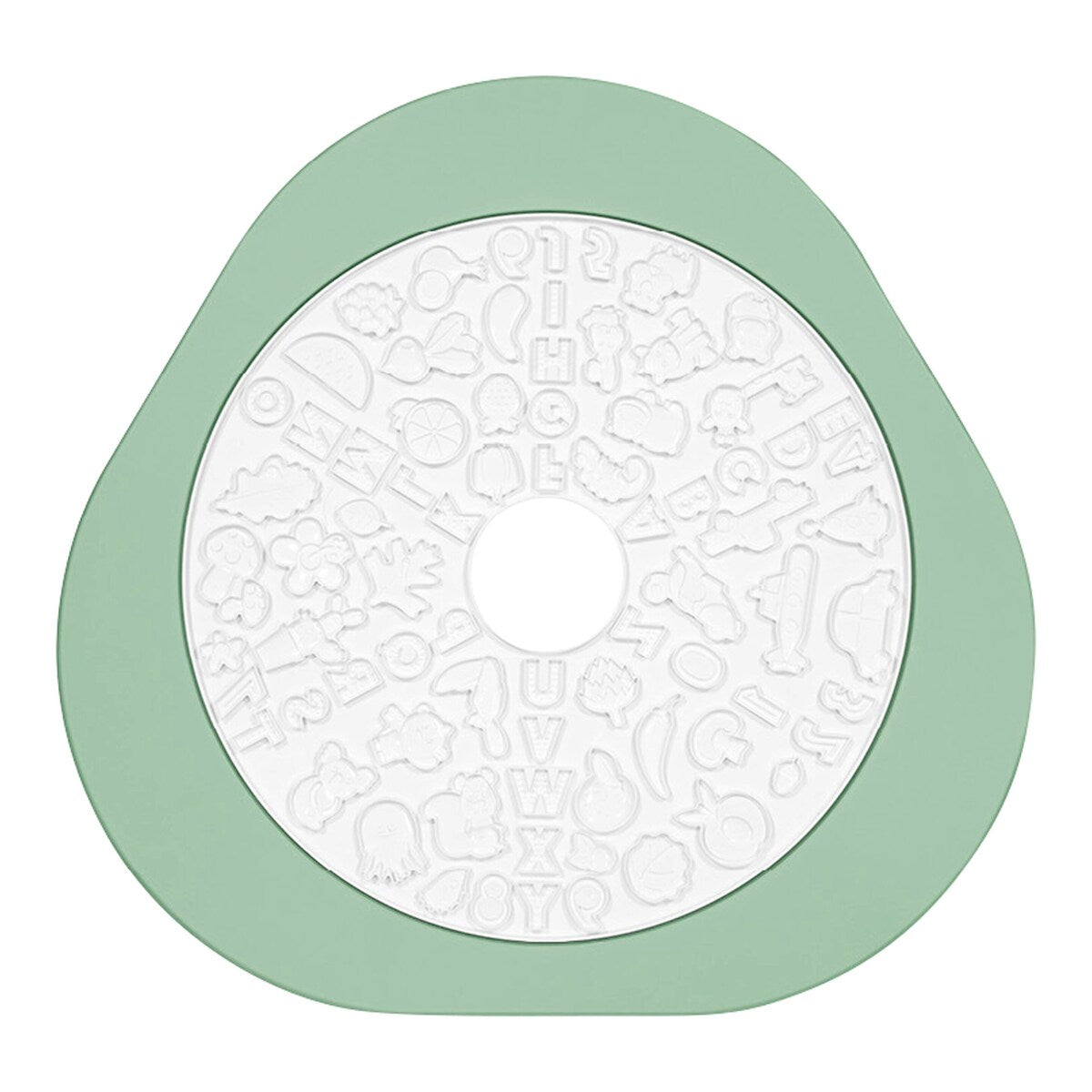 Leireskive for MuTable V2 med over 120 motiver bakside