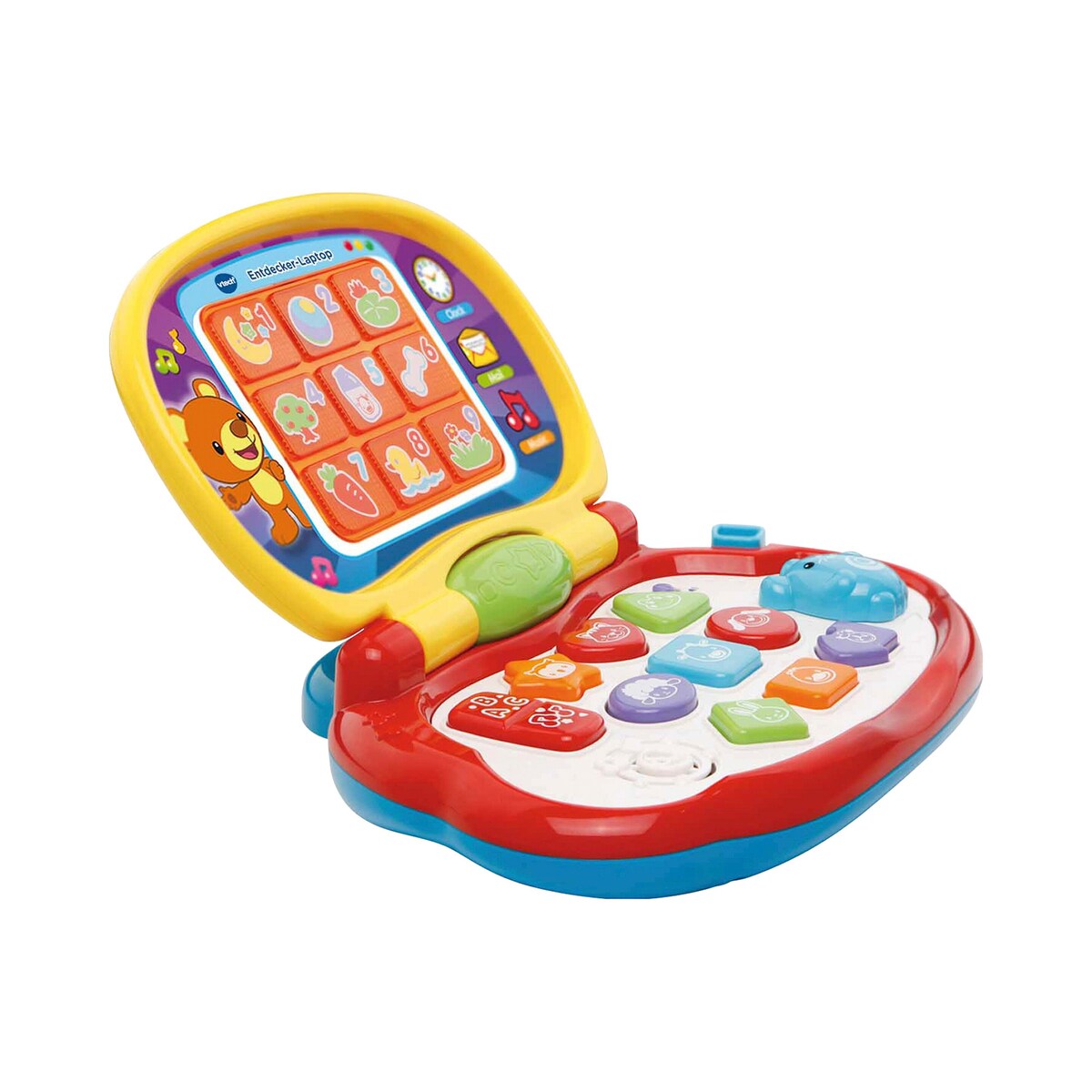 Leke-laptop med 3 spillmoduser fra 12 mnd - VTech Baby bakside