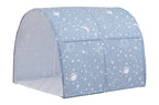 Leke- og sengetunnel for barneseng 90x200 cm polyester forfra