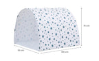 Leke- og sengetunnel for barneseng 90x200 cm polyester i barnerom