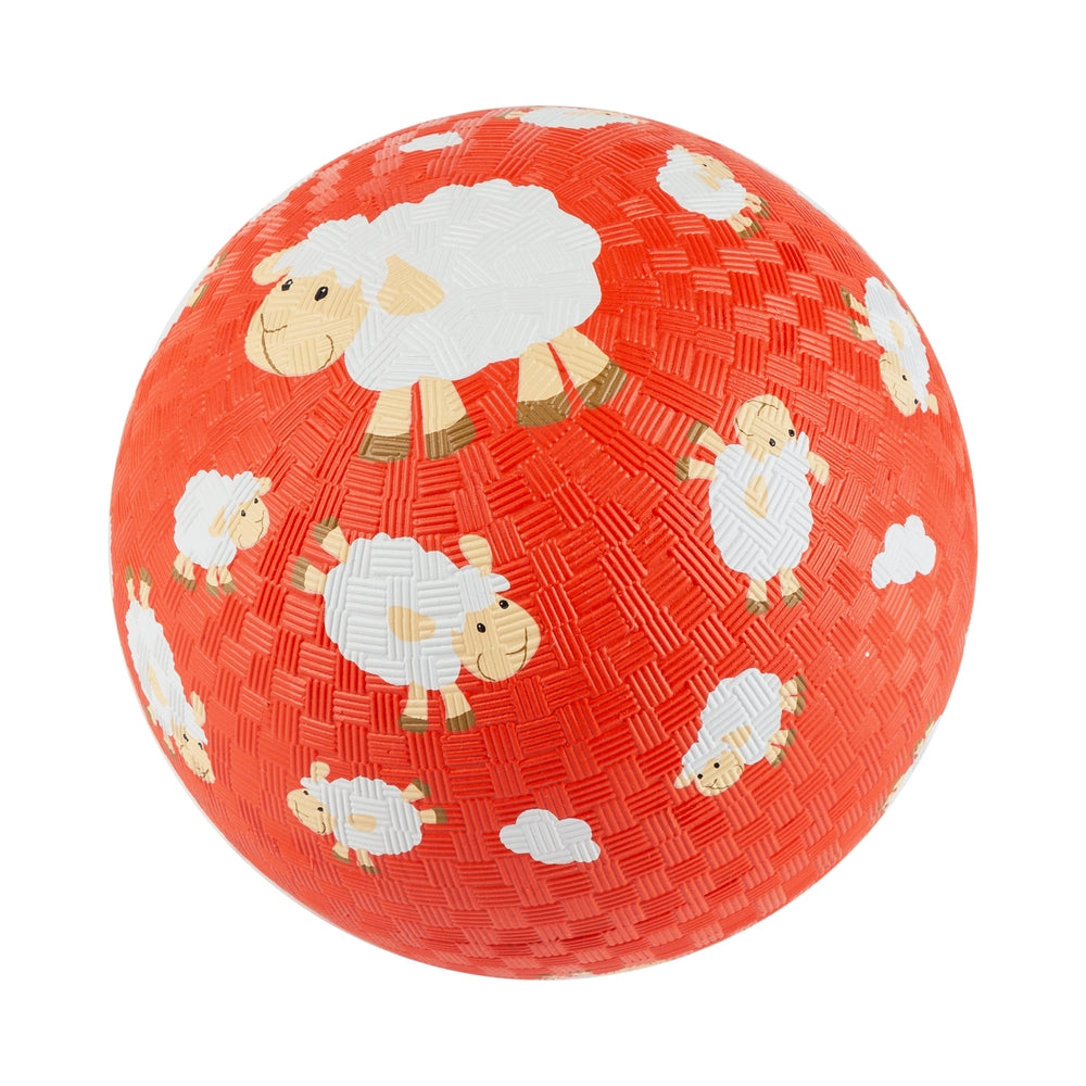 Lekeball Sau i 100 % naturgummi sett forfra