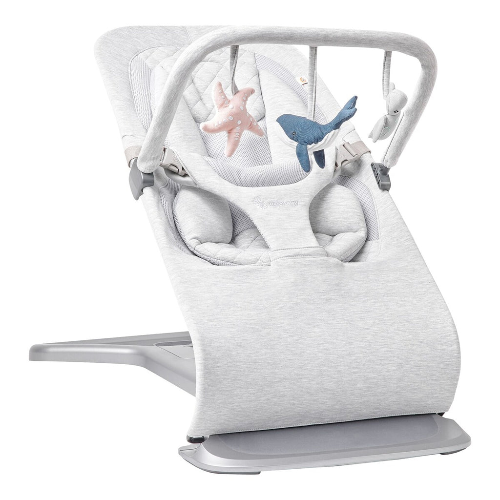 Montert lekebue for babyvipp Evolve 3-in-1 med 3 figurer på babyvipp