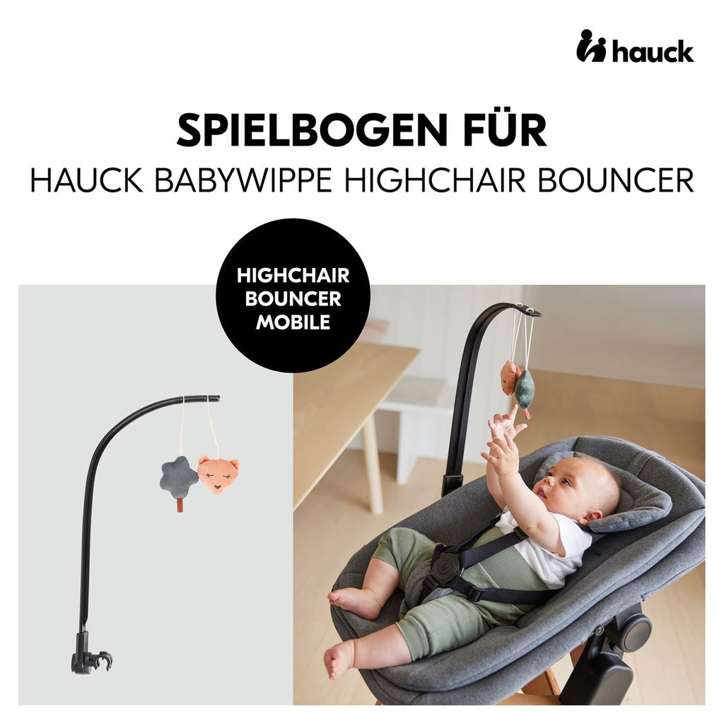 Bakside av Lekebue med rangle for Highchair Bouncer, Bear - Hauck