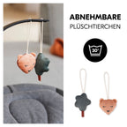 Sidevisning av Lekebue med rangle for Highchair Bouncer, Bear - Hauck