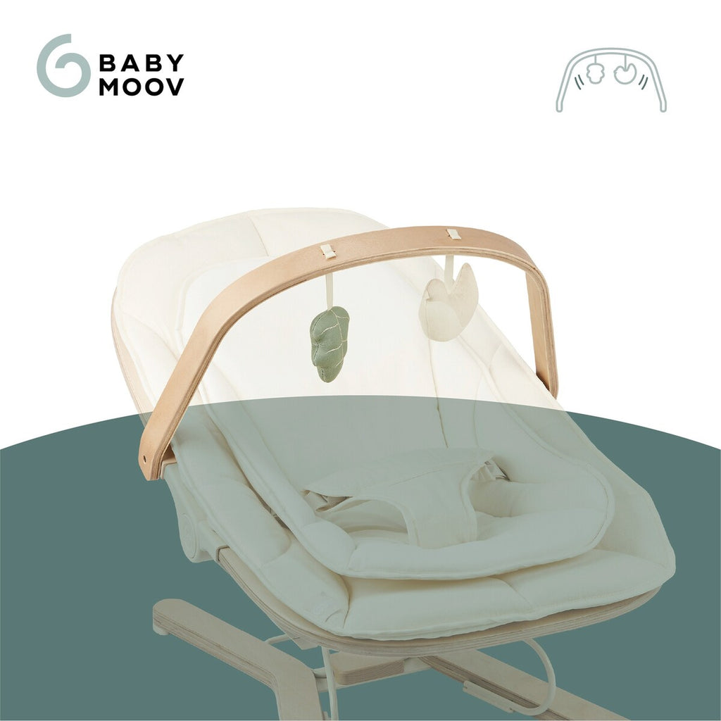 Lekebue Swoon Flow montert på babyvippestol