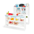 Lekebutikk Alma 100x92x119 cm med 6 skuffer front