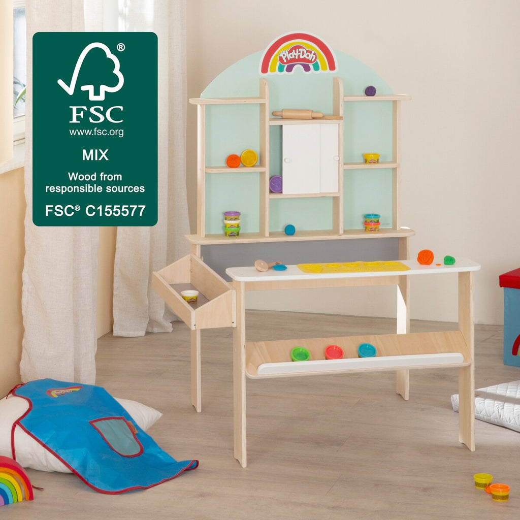 Bakside av lekebutikk roba x Play-Doh