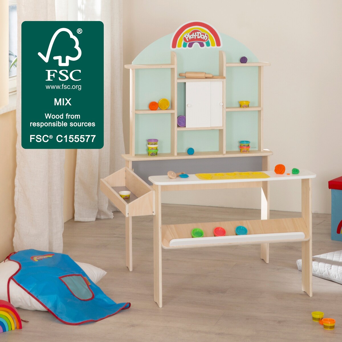 Bakside av lekebutikk roba x Play-Doh