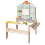 Barn som leker med roba x Play-Doh lekebutikk
