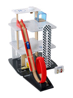 Lekegarasje i tre FSC® med looping, 3 etasjer forfra