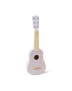 Lekegitar i tre med prikkemønster 53,5 cm forfra