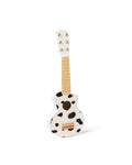 Lekegitar i tre svart/hvit 53,5 cm med 6 strenger forfra